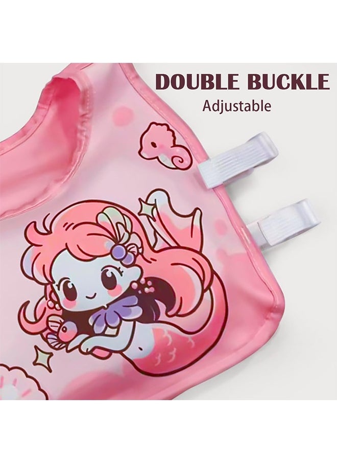 JCB CHIC Kids Swim Vest Toddler Float Jacket Swimming Aid for Boys and Girls,Children Float Swimsuit with Adjustable Safety Strap，Non-inflatable Baby Swimming Float Vest, Toddler Life Jacket for Pool/Beach(pink)  - Image 5