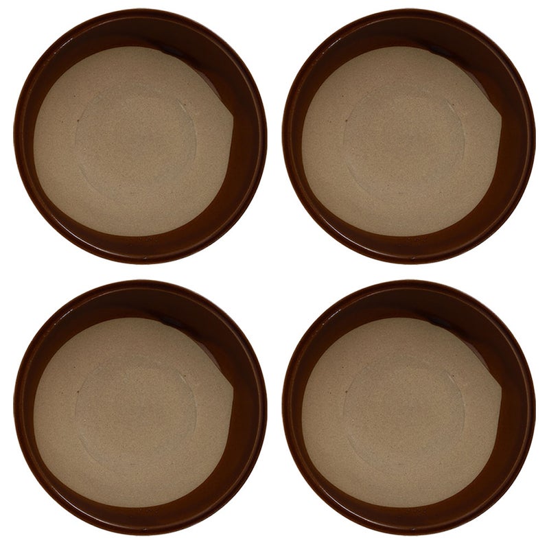 4pcs Vintage Style Bowl Steamed Bowl Ceramic Bowl Household Hot Pot Bowls - Image 1