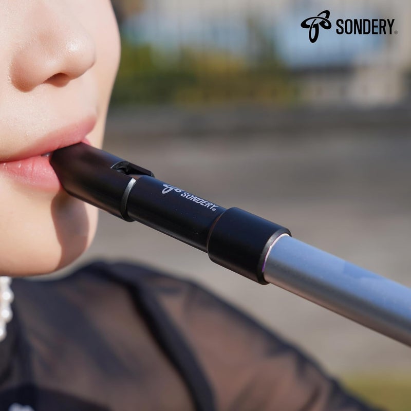 Sondery مجموعة صفارات القصدير الأيرلندية Sondery بمفتاح C ومفتاح D مصنوعة من الألومنيوم، صوت واضح ومشرق مع استجابة حادة لمجموعة ��اسعة من الأوكتافات، صفارات بيني. - Image 4