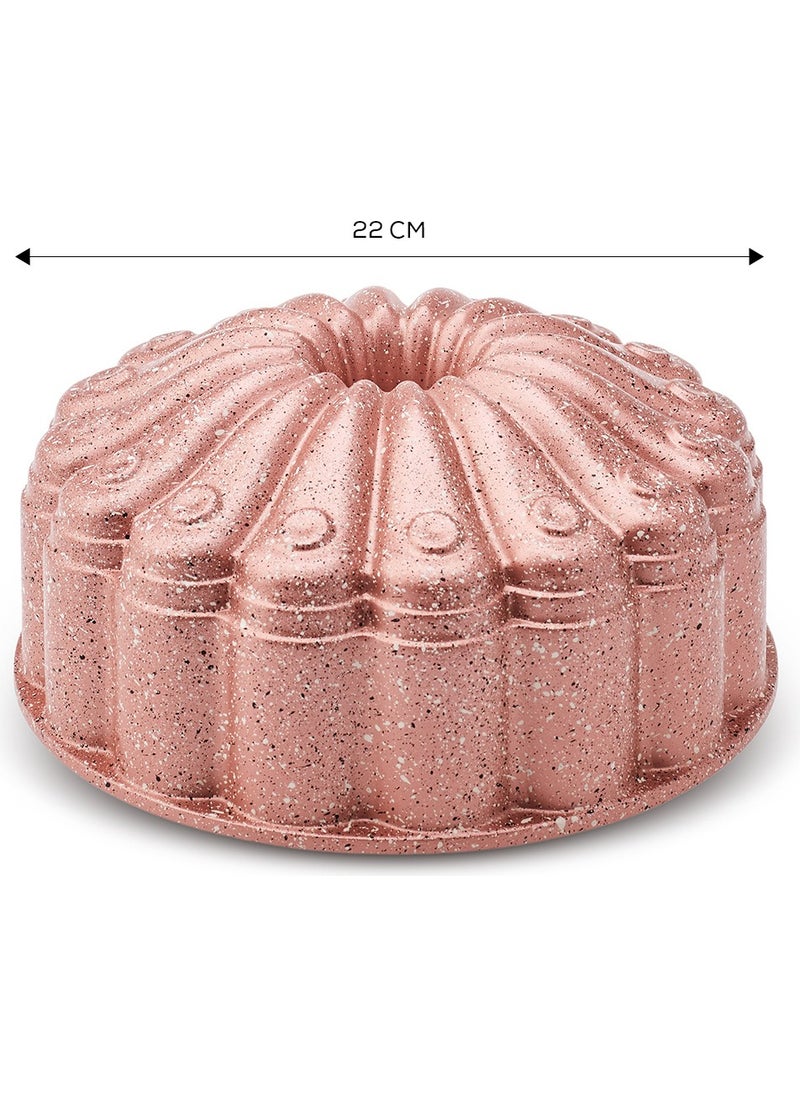 Karaca Era Rosegold Cast Cake Mold  - Image 3
