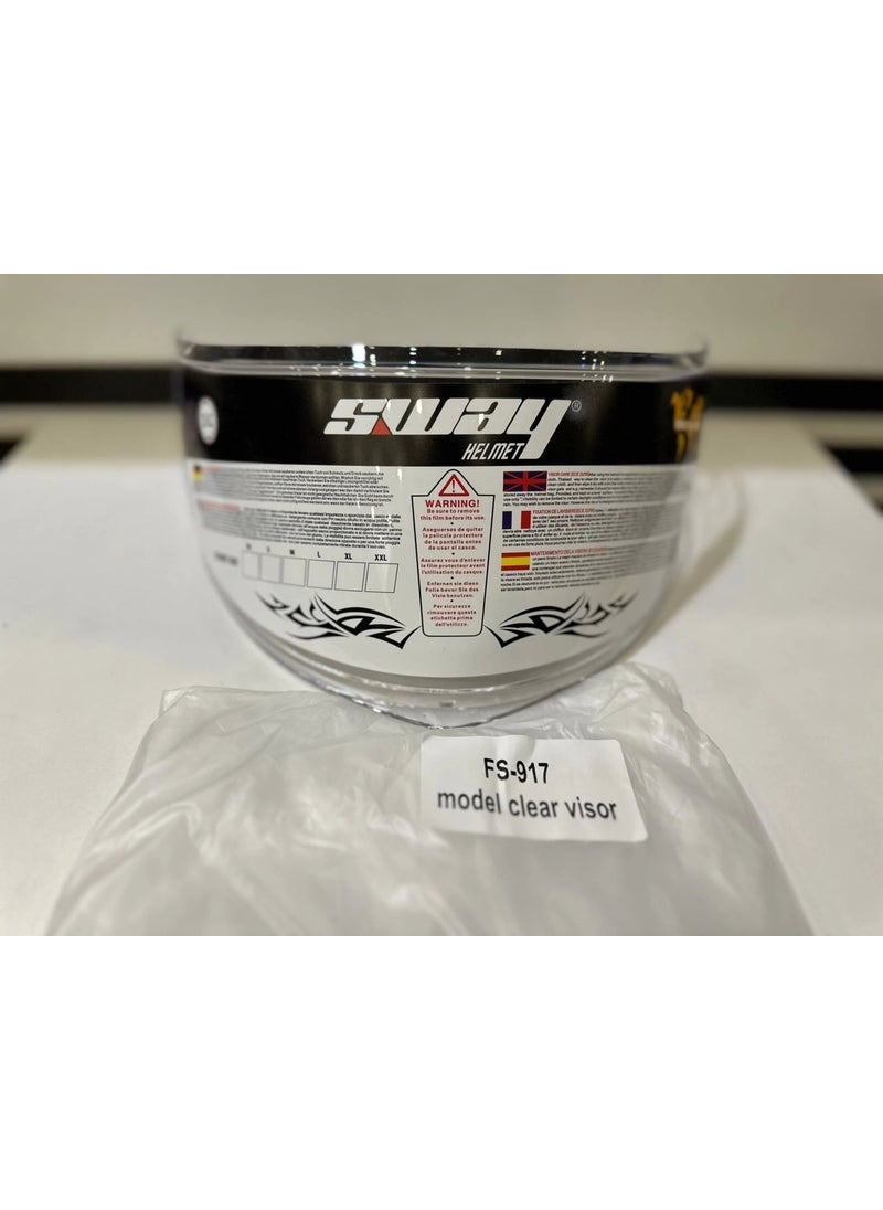 sway Helmet Glass 917 Transparent  - Image 4