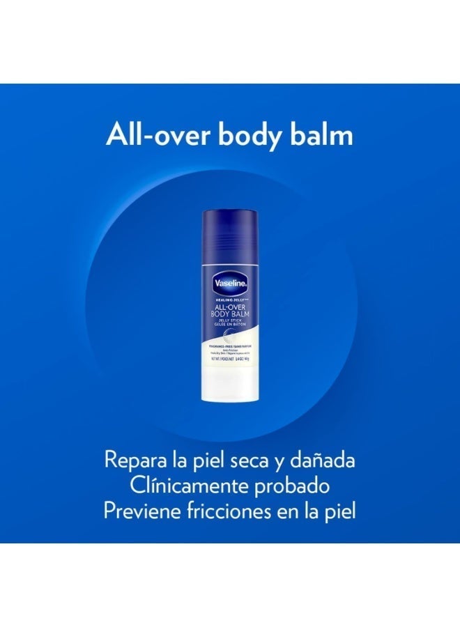 فازلين جل مرطب للجسم، ستيك، لعلاج جفاف البشرة، بدون رائحة، يمنح الجسم إشراقة ونضارة، 40 غرام - Image 2