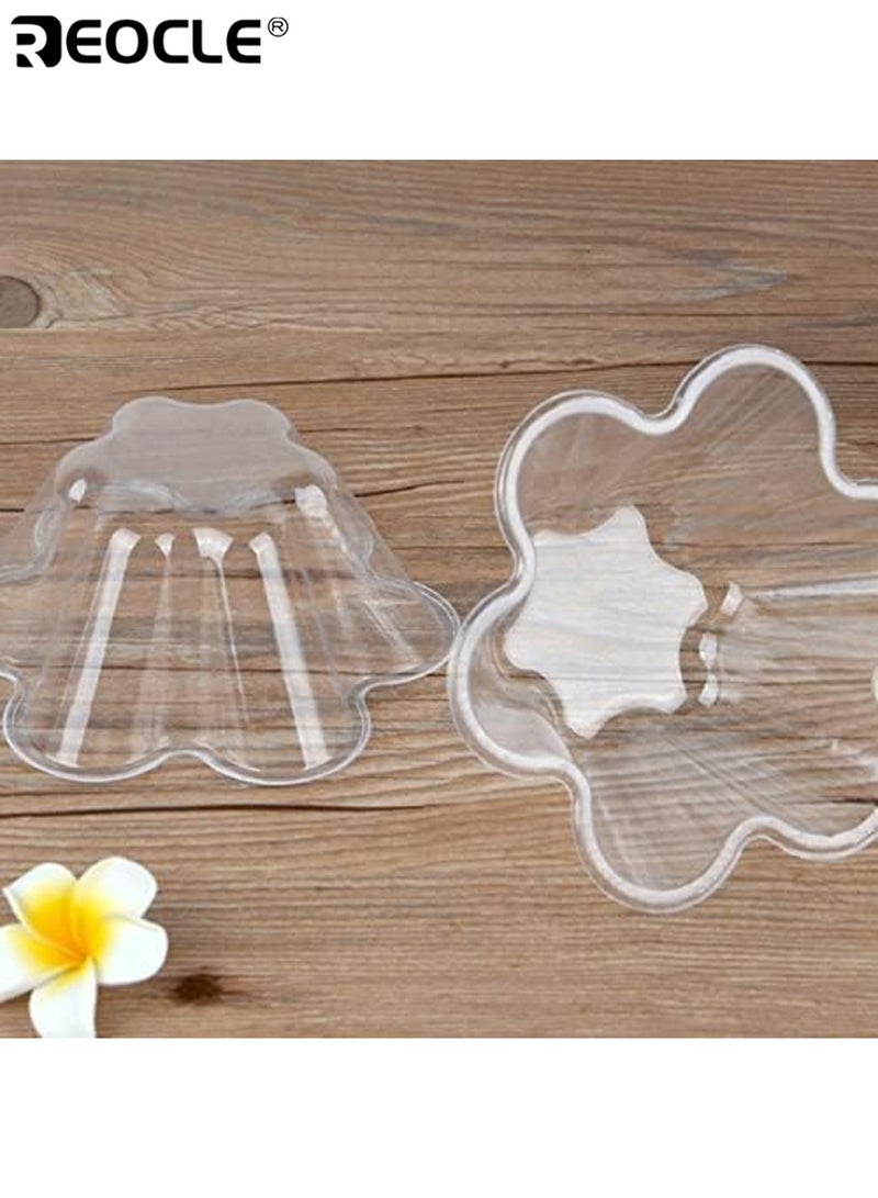 REOCLE 100PCS Disposable Plastic Ice Cream Bowls Dessert Serving Bowls for Sundae Chocolate Desserts Appetizers Dessert Shot Glasses for Parties Catering and Events - Image 3