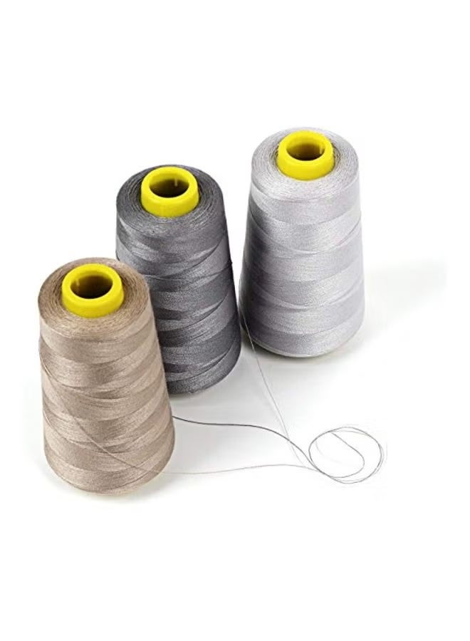 6-Piece Polyester Sewing Thread Set, Multicolor, 3000 Yards, Strong Durable Thread for Hand & Machine Sewing, DIY Craft & Tailoring - Image 3