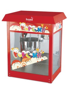 ICONA Icona Electric Red Popcorn Machine – for Commercial Use in Theatres, Malls, and Food Outlets  - Image 1