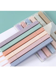 Kawaii Orange Morandi Dual Tip Ultra Soft Pastel Highlighter Set  - Image 3