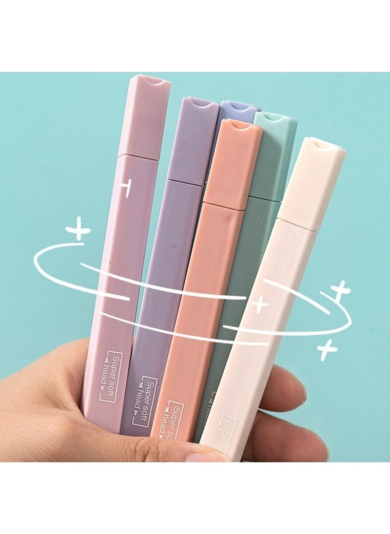 Kawaii - Orange Morandi Dual Tip Ultra Soft Pastel Highlighter Set - Image 1