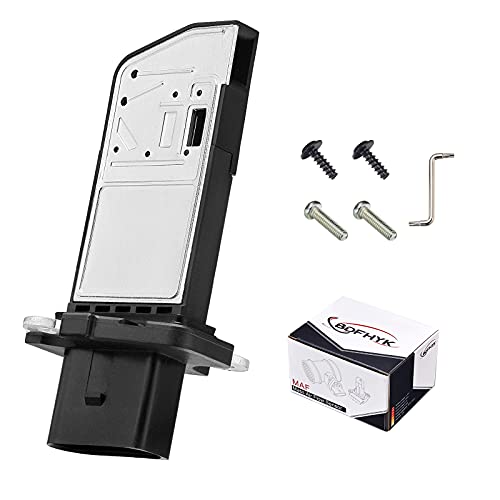 BDFHYK Mass Air Flow Sensor Meter MAF 06F906461A 06D906461 MAF0052 AF10144 MAS0349, Compatible with Audi A4 A3 A4 GTI, Compatible with Volkswagen Jetta Passat Eos TT Tiguan - Image 1