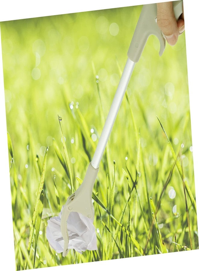 Yardenfun 15.74In Folding Trash Clamp Grabber Tool Lightweight Durable Rubbish Picker with Non-Slip Friction Grip for Home Cleaning and High Shelf Reach - Image 5