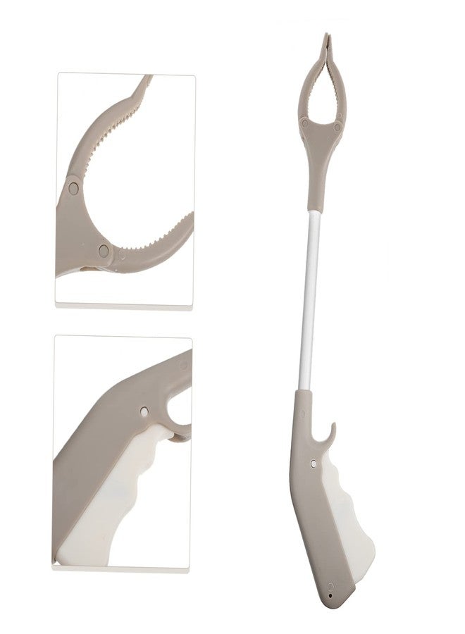 Yardenfun 15.74In Folding Trash Clamp Grabber Tool Lightweight Durable Rubbish Picker with Non-Slip Friction Grip for Home Cleaning and High Shelf Reach - Image 3