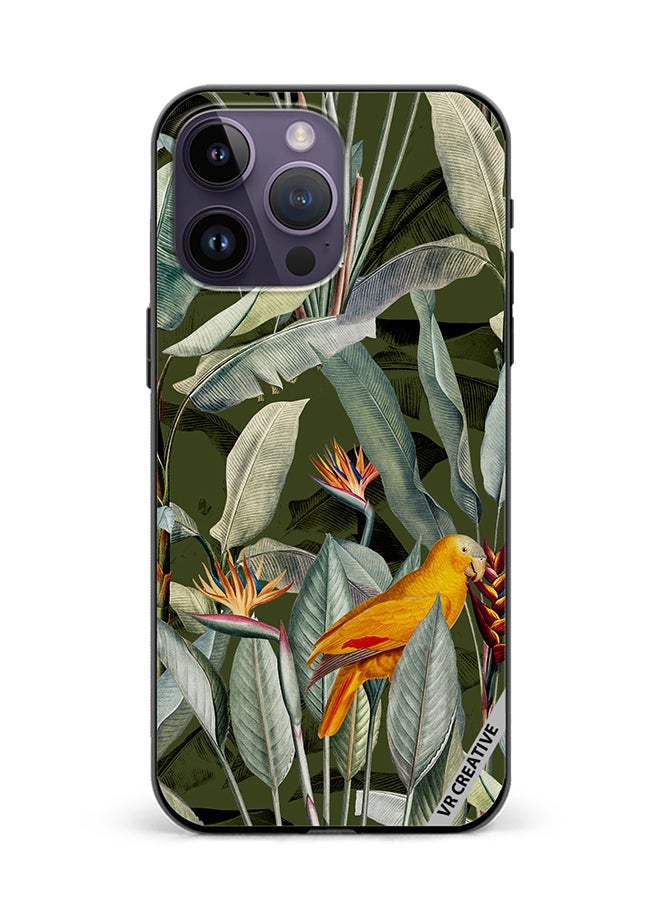 VR CREATIVE Protective Case Cover For Apple iPhone 16 Pro Max Green Jungle Design Multicolour