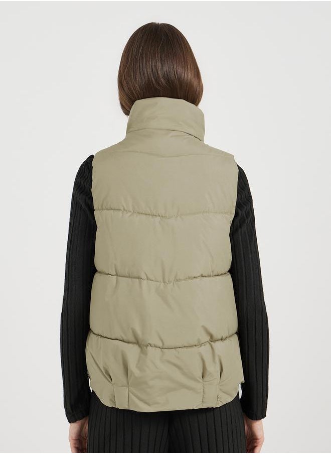 Styli - Regular Fit Regular Length Sleeveless Padded Jacket - Image 1