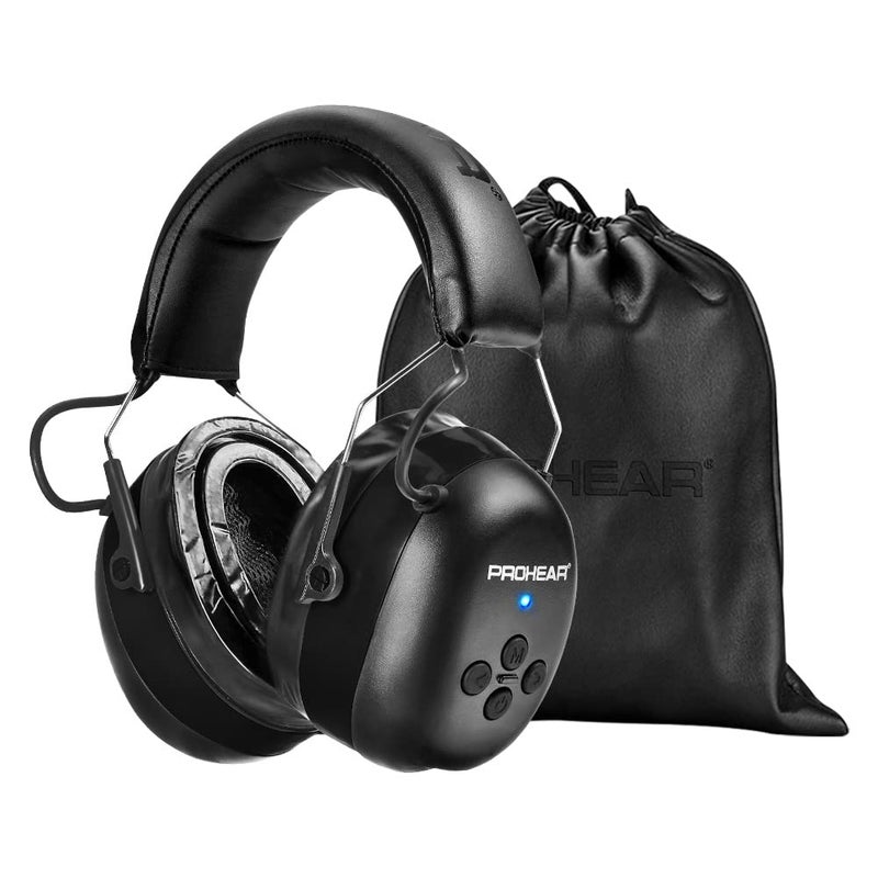 PROHEAR 037 Gel Ear Pads Bluetooth 60 Hearing Protection Headphones1500mAh Rechargeable Battery for 120H Playtime Perfect for Mowing Workshops Snowblowing Black - Image 2