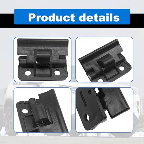 CmeRto Black Center Console Armrest Lid Latch Lock Compatible with 2010-2019 and 1984-1989 Toyota 4Runner, 2006-2012 and 2014-2016 RAV4, 2007-2016 Yaris 58908-12080 - Image 2