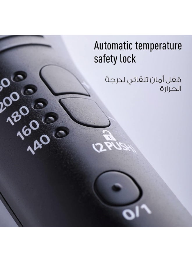 باناسونيك EHHS42 مكواة فرد الشعر السيراميكية ذات اللوحة العريضة، تمليس سريع - Image 5