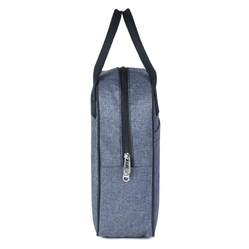 Stysol Stysol Insulated StorageLunch Bag for Office Men Kids School Leak Proof HotCold Tiffin Bags for Man Women Kids College Waterproof Lunch Jute Tote Beg Grey  - Image 4