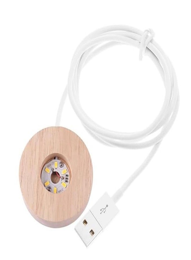 Lilone Crystal Ball USB LED Lamp, 6Cm Diameter, 8Cm Height, 3D Engraved, (Shiva) - Image 4