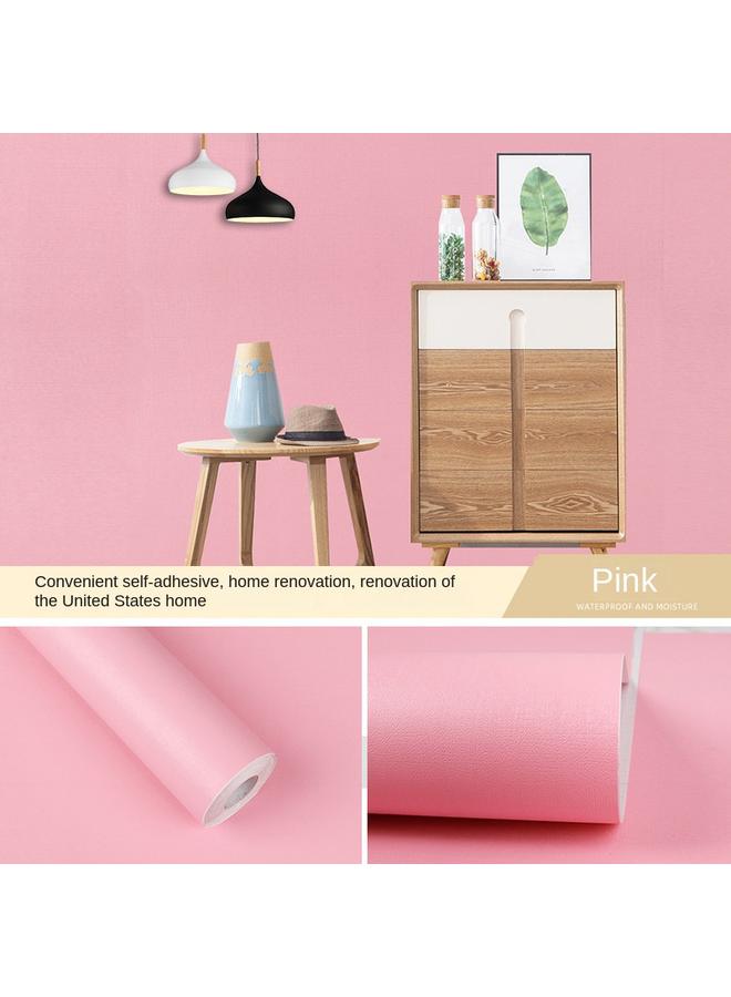 Bluejw Wallpaper Bedroom Waterproof Solid Color Dormitory Wall Renovation Waterproof Moisture-proof Home Living Room Wallpaper - Image 1