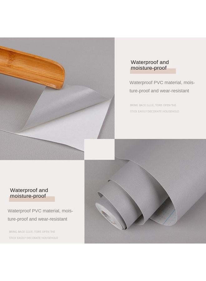 Bluejw Wallpaper Bedroom Waterproof Solid Color Dormitory Wall Renovation Waterproof Moisture-proof Home Living Room Wallpaper - Image 4