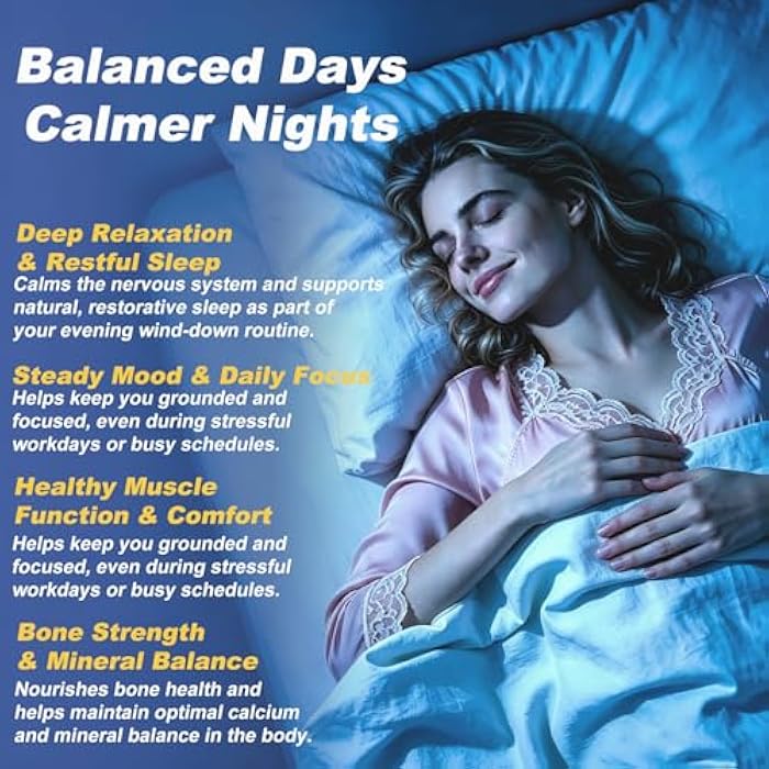 LIIFE Magnesium Taurate 1100mg -180 Vegetarian Capsules-200MG Elemental Magnesium Per Serving - Supports restful Sleep & Helps Maintain Healthy Muscle Function - Image 3