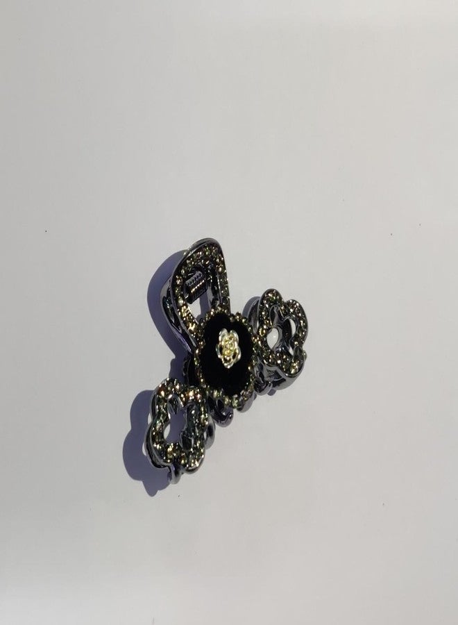 KARDIFF Metal Pearl Hair Clutcher hair Claw Hair Accessories For Women Girls Fancy Crystal Hair Clips, Long Hair, (Pack Of 1) - Image 5