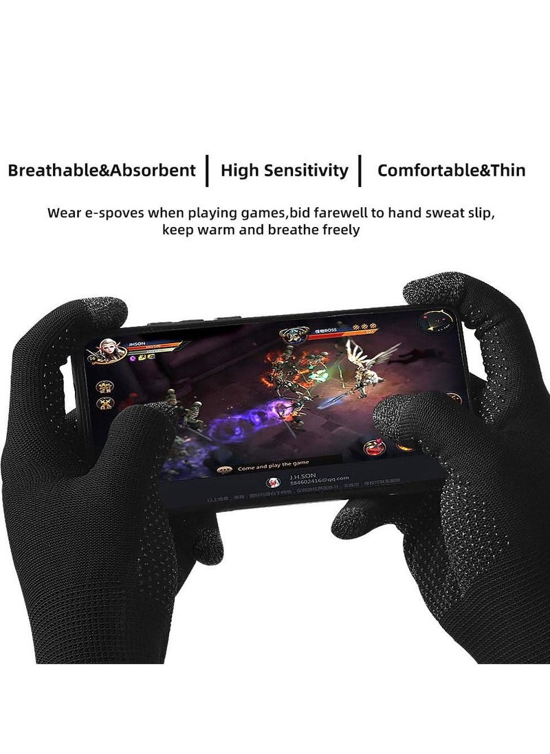 KASTWAVE - Game Gloves for Gaming Mobile Game Controllers Finger Gloves Set, Sweat-proof and Breathable, High-sensitivity, Suitable for PUBG Touch Screen Games - Image 1