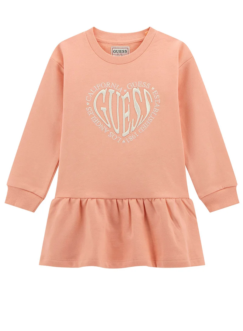 جس Kids Long Sleeve Mini Dress