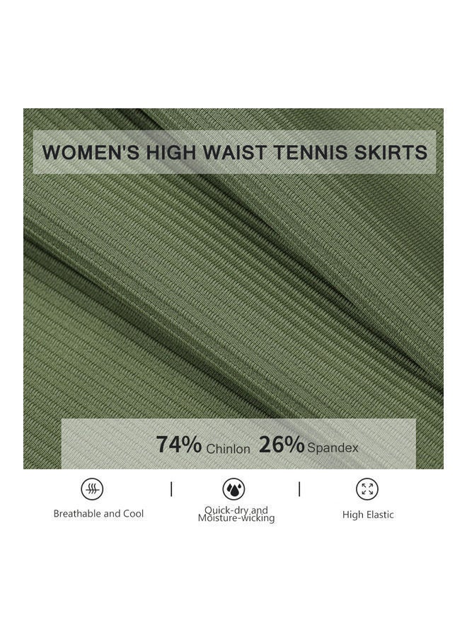 NIBEMINENT Women Sports and Tennis Skirt with Inner Shorts Pockets XL  - Image 2