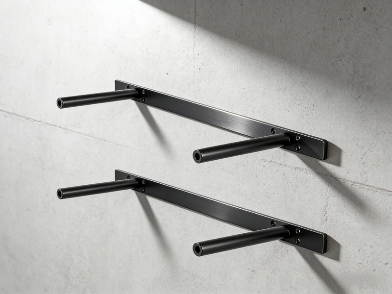 Picesa Hidden Shelf Brackets Floating Shelf Bracket Additional Brackets NO Kits 22 Inch 2 Pcs - Image 2