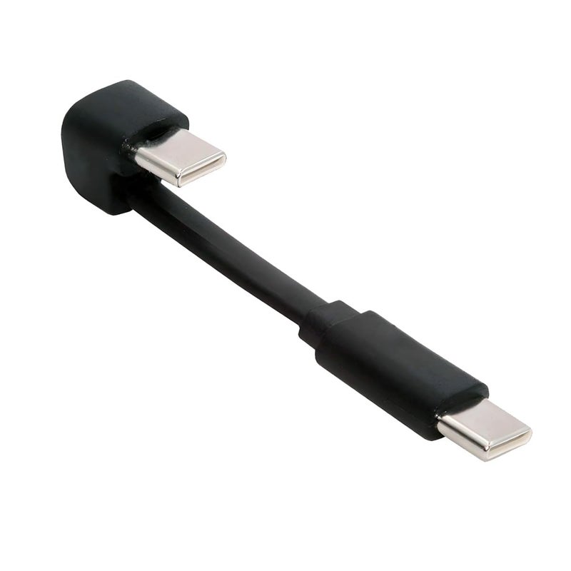 xiwai USB-C Ultra Slim Flat Type-C Male to Female Extension Power USB2.0 Data Cable Opposite U Shape Back Angled 65W Fast Charge for Laptop Tablet Phone - Image 1