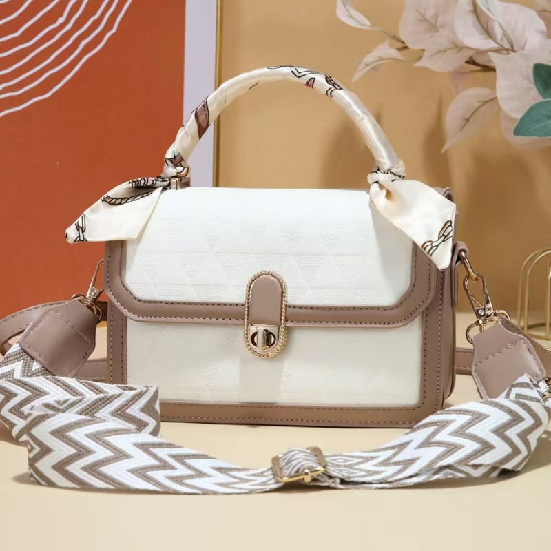 New Style Chanel Style Handbag Rhombic Stitching Shoulder Bag Color Matching High Color Value Fashionable Crossbody Bag Trendy All-Match - Image 5