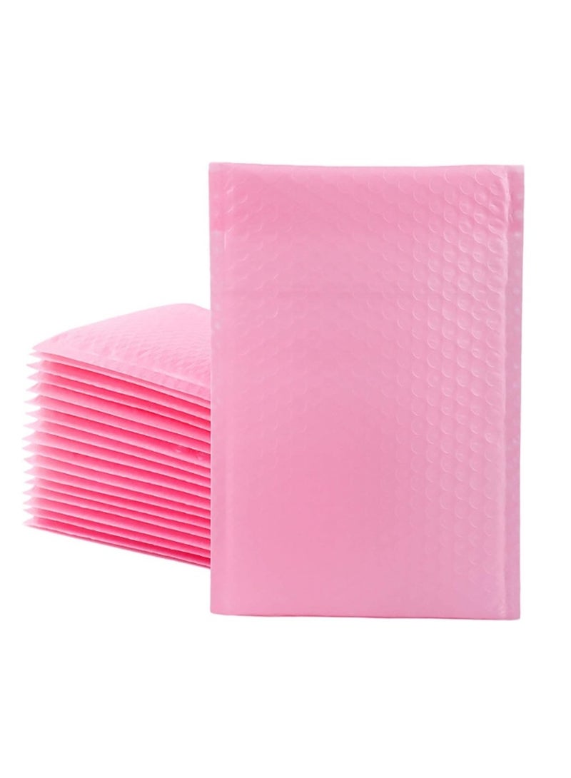 LATEEN Pack of 20 Self-Seal Bubble Mailers 18 X 20 CM Out Bags Cushioning Wrap Pouch for Packaging Mailing and Shipping Pink - Image 1