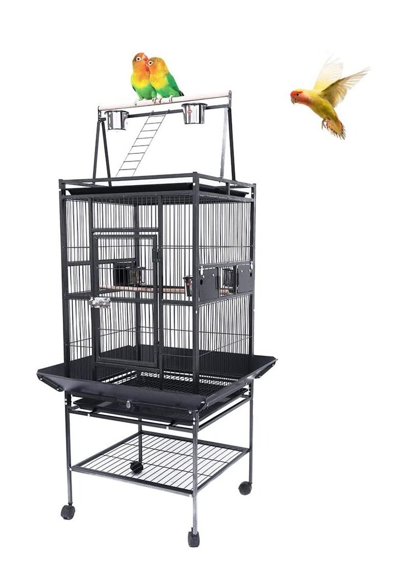 Neostyle Neostyle Bird Cage Large With Play Top and Rolling Stand  - Image 1