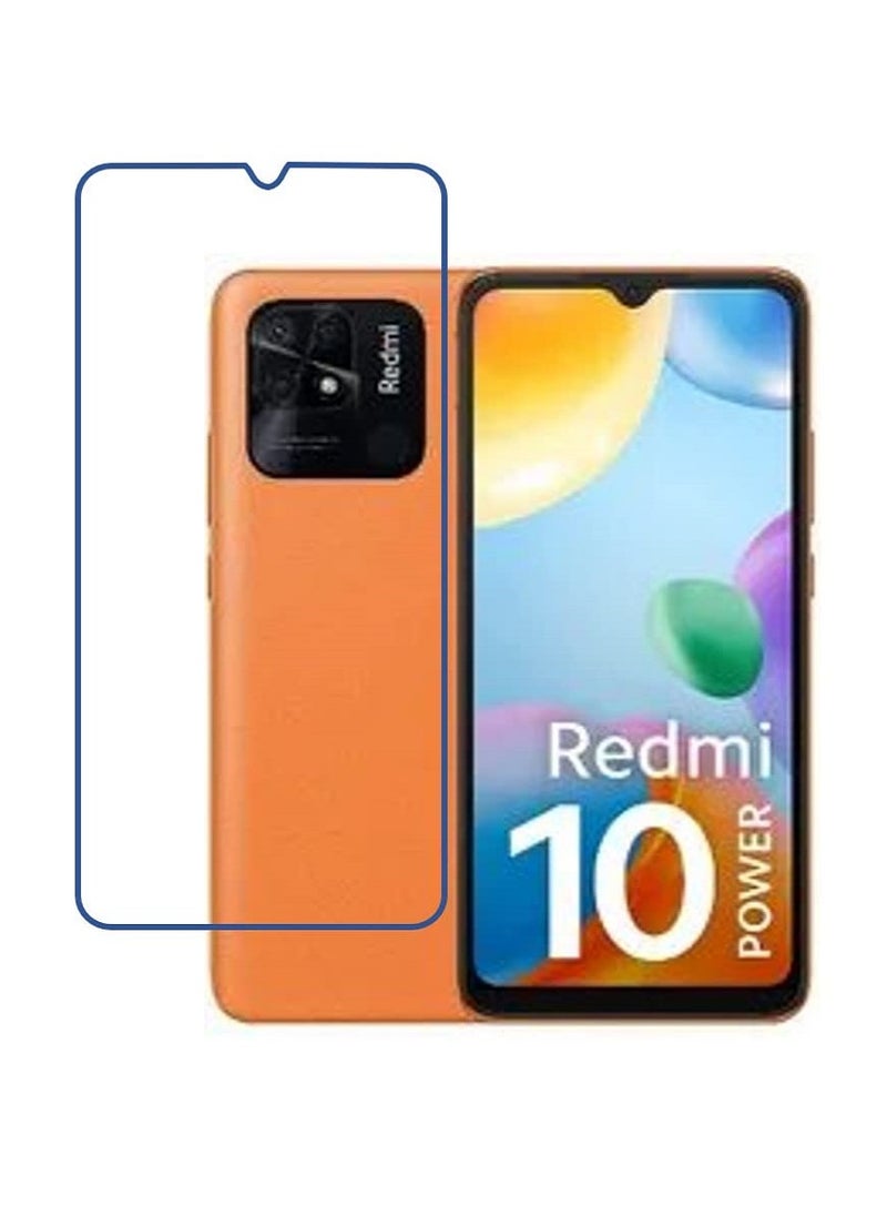 Super Tempered Glass Screen Protector Clear Designed For Xiaomi Redmi 10 Power Full Screen Coverage And Bubble Free - Image 1