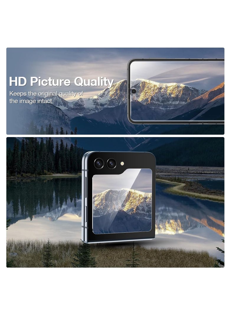 واقي شاشة متوافق مع Galaxy Z Flip 6 2024، غشاء هيدروجيل TPU ناعم حساس للمس، تغطية كاملة، TPU مرن ممتاز، واقي شاشة عالي الوضوح لهاتف Galaxy Z Flip 6 - Image 2