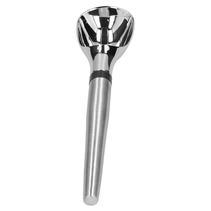 Ice Cream Scoop: Stainless Steel & Zinc Alloy, Thickened Long Handle - Smooth Polished Surface, Ball Scoop for Home Kitchen, Dessert Prep, Fruit Pulp Scooping - Image 3
