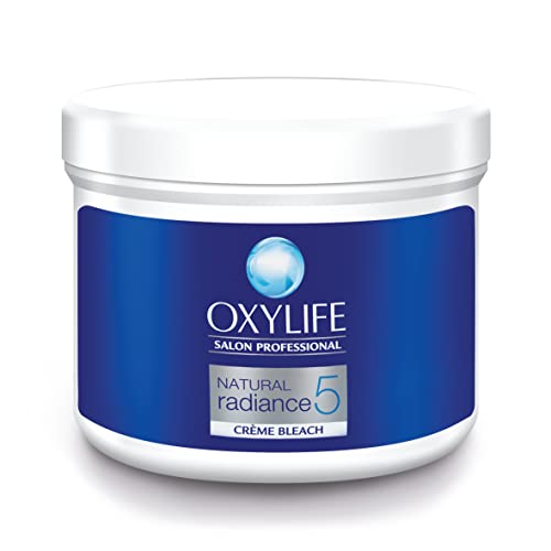 Oxylife Salon Professional Natural Radiance 5 Crème Bleach - 310g | Oxysphere Technology for Radiant & Even Skin Tone | Enriched with Vitamin E & Glycerine | Fights 5 Skin Problems - Image 2