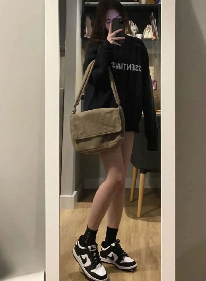 Excefore جوارب قطنية للجنسين، جوارب قطنية كاجوال للرجال والنساء، جوارب منزلية مرحة، جوارب مريحة متنوعة بطول منتصف الساق (FOG، 4 أزواج) - Image 3