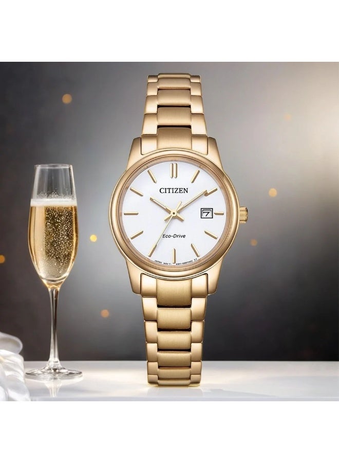Citizen Eco-Drive White Dial Ladies Watch EW2313-93A - Image 2