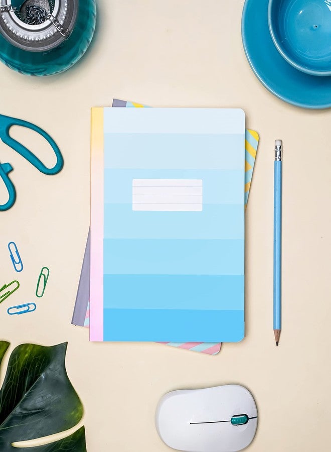 Fun Lines Premium - Notebook/Journal/Diary - Soft Cover- A5 (5.8 x 8.3 inches) - 80 GSM - 160 pages- (14.7 x 21 cm) (Hues - Unruled) - Image 2