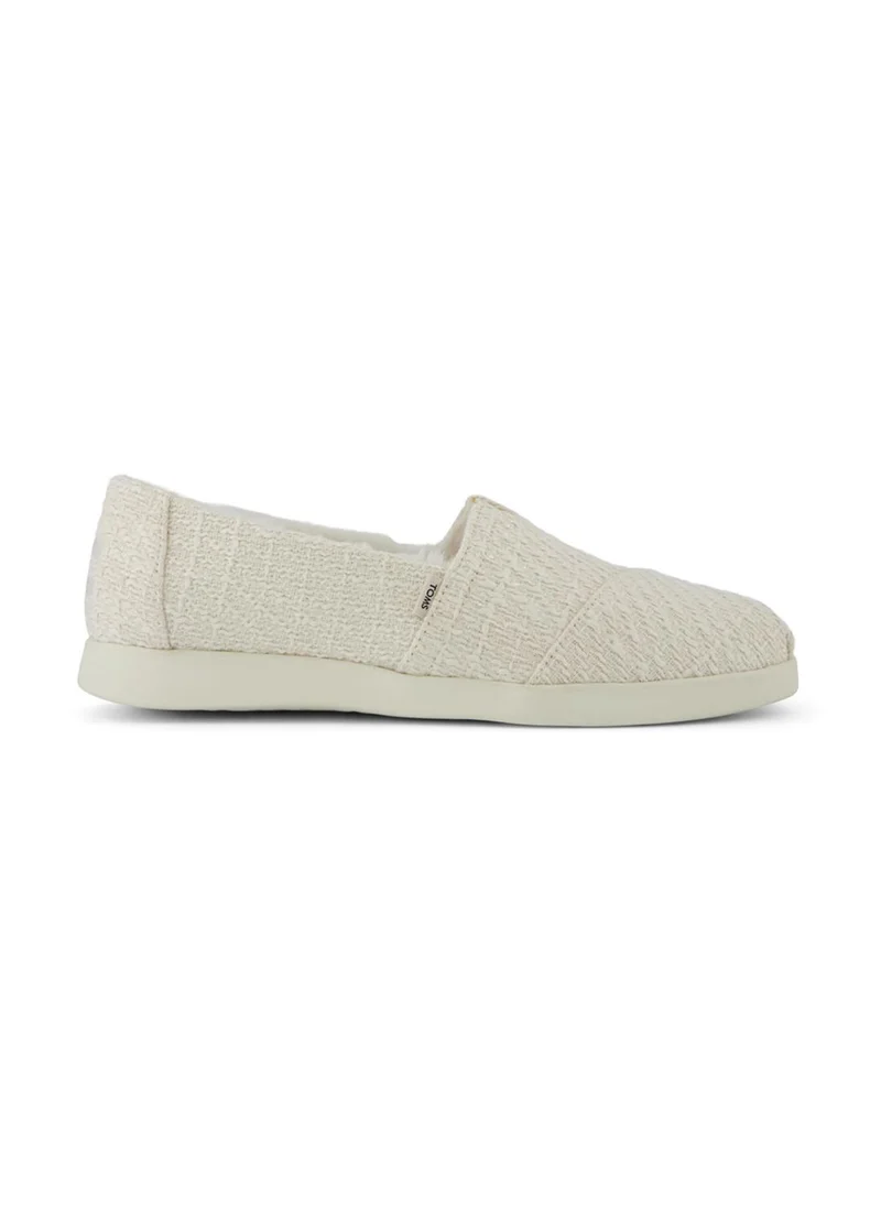 تومس Toms Womens 10022624 Slip-On Loafer Shoes, Beige