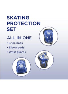 EL1028 Protective Guard Kit for Skating, Cycling and Skateboarding with Knee, Elbow and Wrist Protector | With Adjustable Straps to Fit Perfectly for Adults - pzsku/Z4A591F5EB827F9265070Z/45/_/1719211143/564c8c61-5cc3-48d6-942c-2026ca9e8ec2