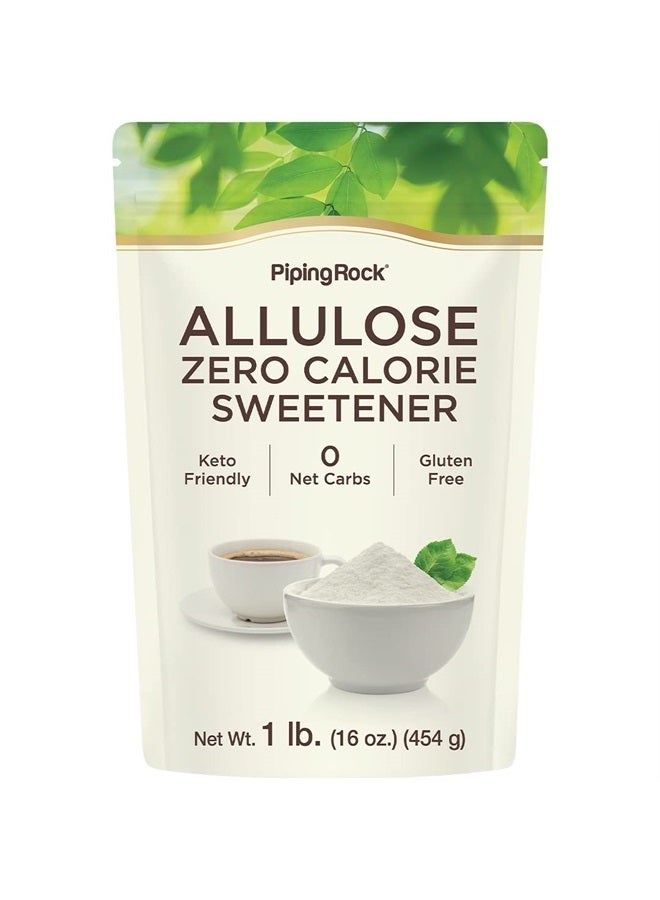 Piping Rock Allulose Powdered Sweetener | 1 lb | Keto Friendly | Zero Calorie and Net Carbs | Non-GMO, Gluten Free | by Piping Rock - Image 1