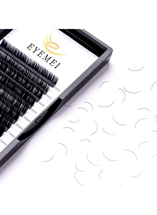 EYEMEI - H Extensions 0.10Mm C Curl 13Mm Lash Extension False Eyelashes Supplies 3D Natural Faux Mink Professional Salon Perfect Use By Eyemei (0.10-C-13Mm) - Image 1