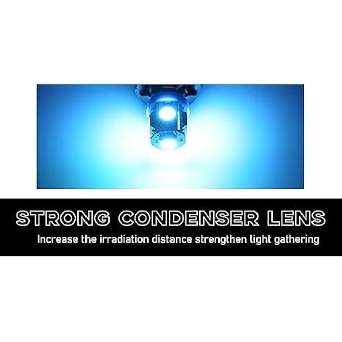 Tazweeq Automotive Led Light Bulb Super Bright Led Car Interior Light Bulb Dashboard Overhead Light Automotive Lighting Accessories Ice Blue 10 Pcs - Image 5