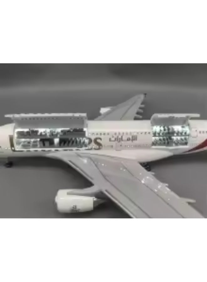 NEW Airbus A380 Model Plane 18 inchs Large Model Airplane Kits with LED Light - Image 4