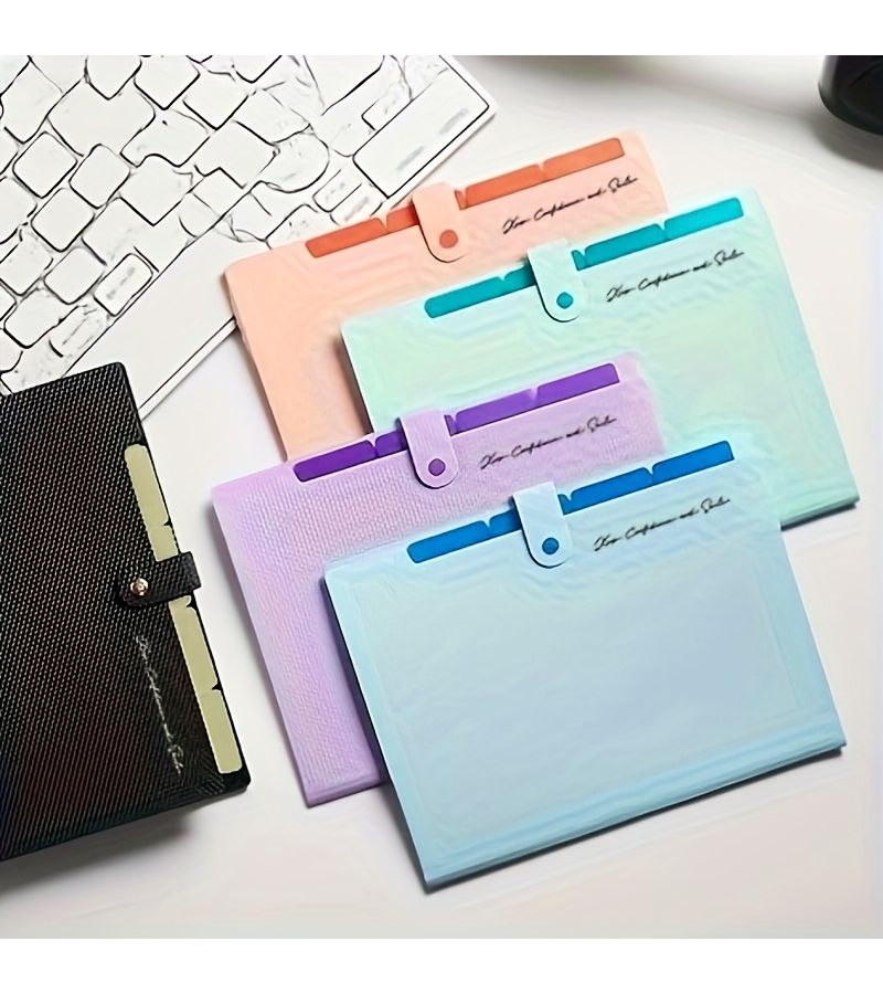 A Grey Textured A4 File Bag In Sizes 5 8 12 For Organizing Documents Business Office School Study Resources Exam Papers Portfolios Home Travel - Image 1