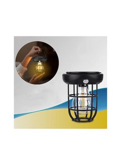 Generic Portable Solar Powered Outdoor Wall Lights, Dusk to Dawn Wireless Porch Lights with 3 Lighting Modes, Hanging Hook and Motion Sensor, Waterproof Outdoor Lighting, Emergency LED Camping Light  - Image 2