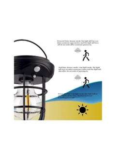 Generic Portable Solar Powered Outdoor Wall Lights, Dusk to Dawn Wireless Porch Lights with 3 Lighting Modes, Hanging Hook and Motion Sensor, Waterproof Outdoor Lighting, Emergency LED Camping Light  - Image 4