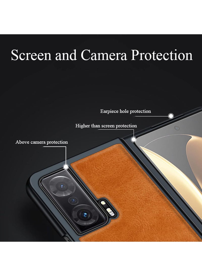 عام حافظة جلدية لهاتف هونور ماجيك فس ، حافظة هاتف رفيعة من جلد البولي يوريثان فائقة النحافة مضادة للسقوط غطاء واقي لهاتف هونور ماجيك فس 5 جرام 2022 - Image 4